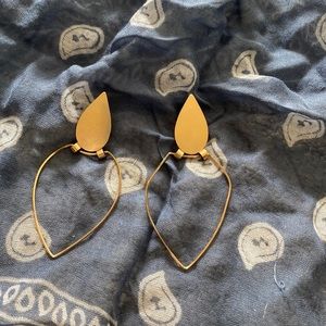 14 karat gold plated earrings